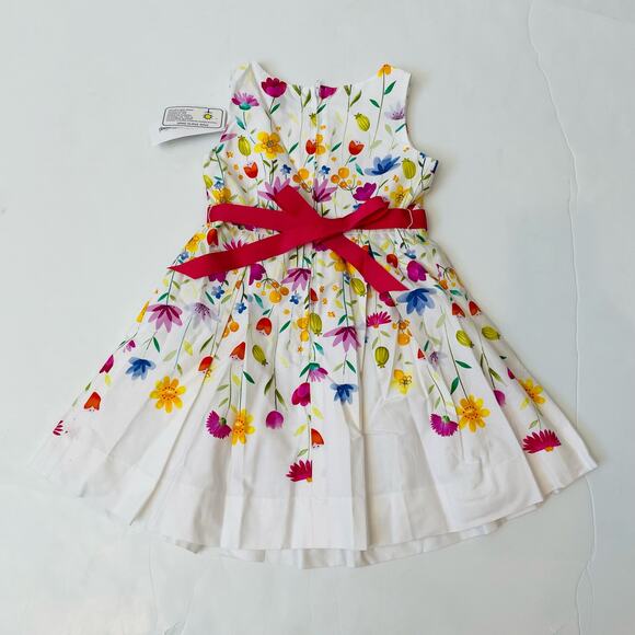 NWT Florence Eiseman Size 5 Floral Border Print Dress - Picture 4 of 5